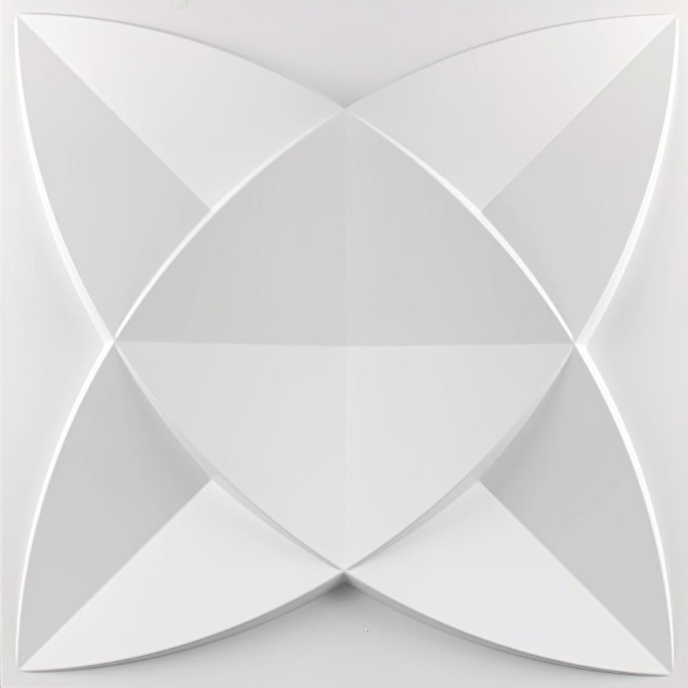 Белая 3D стеновая панель Пенокирпич Фоновые обои Потолок ванной комнаты