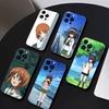 G-GIRLS F-Und P-PANZER Чехол для телефона iPhone17,16,15,14,13,12 Plus,Max Мягкий силиконовый черный чехол