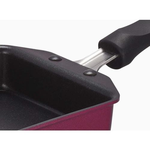 Thermos Durable Series Omelet Frying Pan, 13cm, Red, Induction Compatible, KFF-013E R