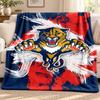 Florida Panthers blanket Flannel Blanket Soft Cozy Plush Throw for Sofa Bed Lightweight Home Decoration Outdoor camping