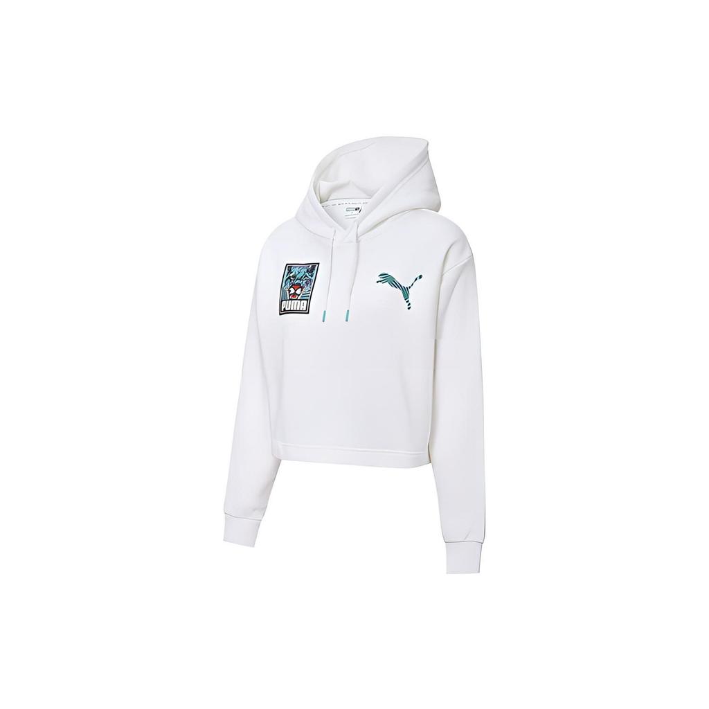 Puma Толстовка с принтом когтей женская белая 596635-02