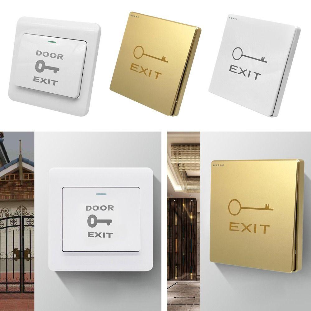 Lock Release Switch Electronic Door Lock Door Exit Button Switch Access Control Switch Exit Button