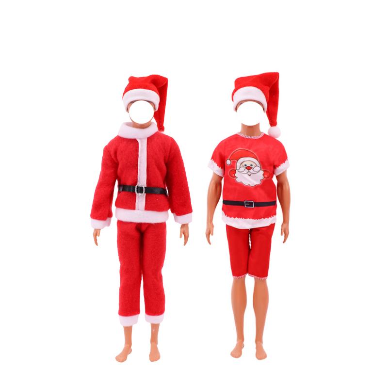 Рождественский костюм Платье для вечеринки Аксессуары для кук-девочек 11,8 дюйма Модная одежда для кук КЕН Подарок Игрушки для кукольного домика Детские игрушки
