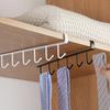 3/6Pcs Shelf Mug Hanger Storage Hooks Simple Installation Under-Cabinet Coffee Mug Holder Kitchen Utensils Organizer