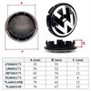 A1-20Pcs for Volkswagen 3B7601171 1J0601171 56mm 55mm 60mm 65mm 70mm Car Wheel Center Hub Caps Logo For V W Polo Golf 6 7 8 MK6 MK7