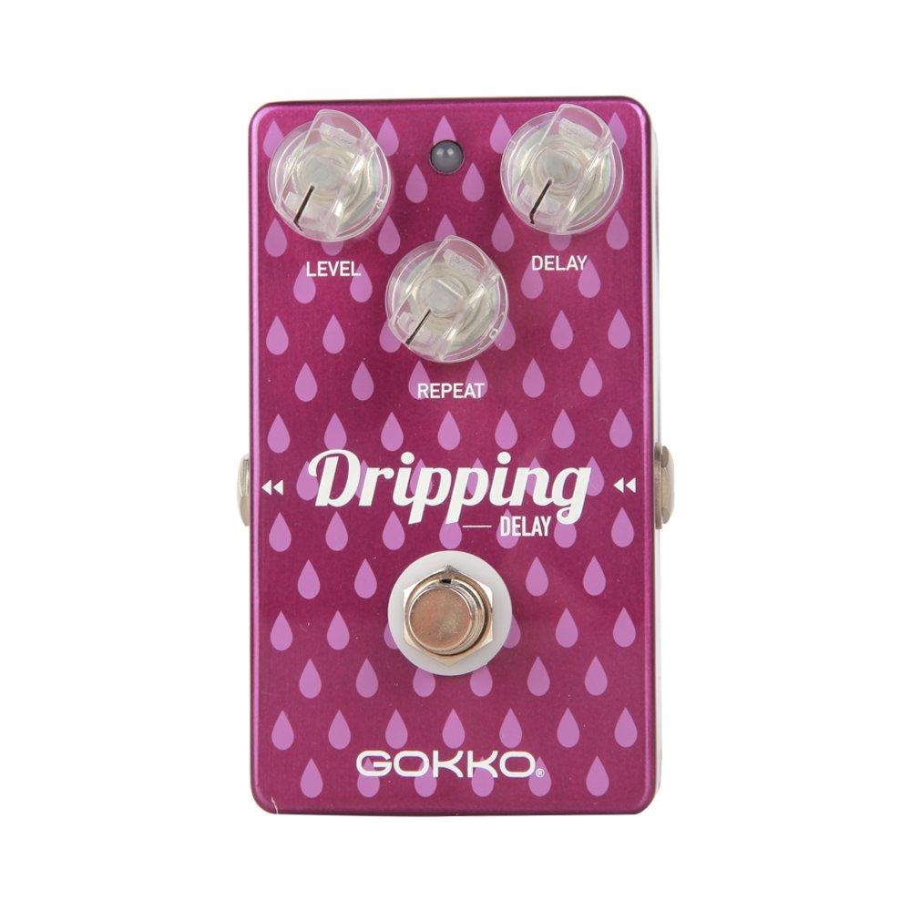 GOKKO AUDIO GK-22 Капающий Delay Гитарная Педаль Эффектов (Аналоговая технология, время задержки 600 мс, креативные функции модуляции для теплого, насыщенного ревербератора)