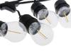 Garden garland light chain 10 led e27 10m