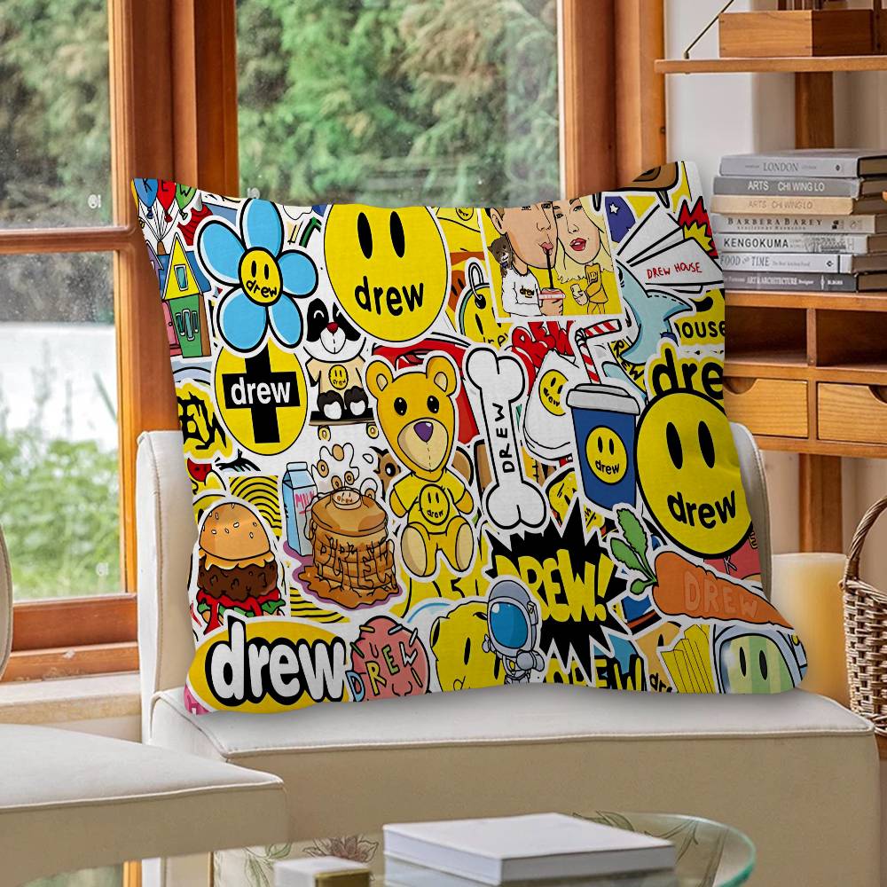 Модная наволочка D-Drew H-House в дюймах, Декор в деревенском стиле, Декоративные чехлы для подушек-пледов на диван