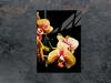 SZKLANA DESKA DO KROJENIA 35x52 ORCHIDEA