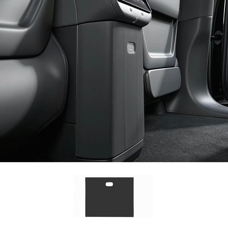 For Zeekr 8X 2026 Rear Refrigerator Panel Decoration Sticker Leather Anti kick Protective Interior Accessories