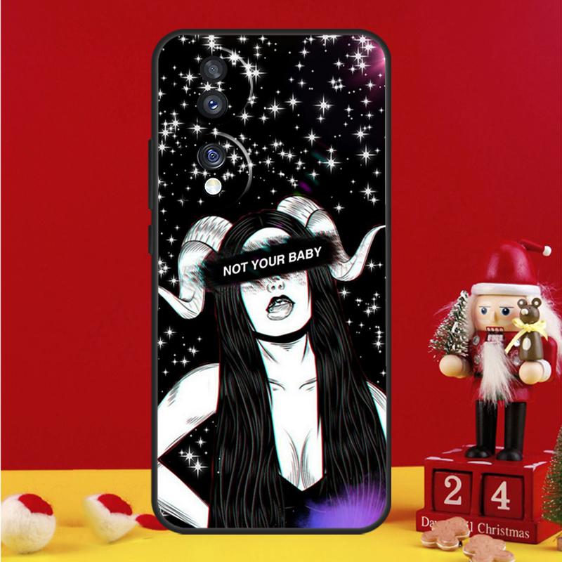 Aesthetic Devil Woman Bad Girl Case For Honor Magic 6 5 Pro 50 70 90 Lite Honor X8b X9b X6 X7 X8 X9 X6a X7a X8a X9a Cover