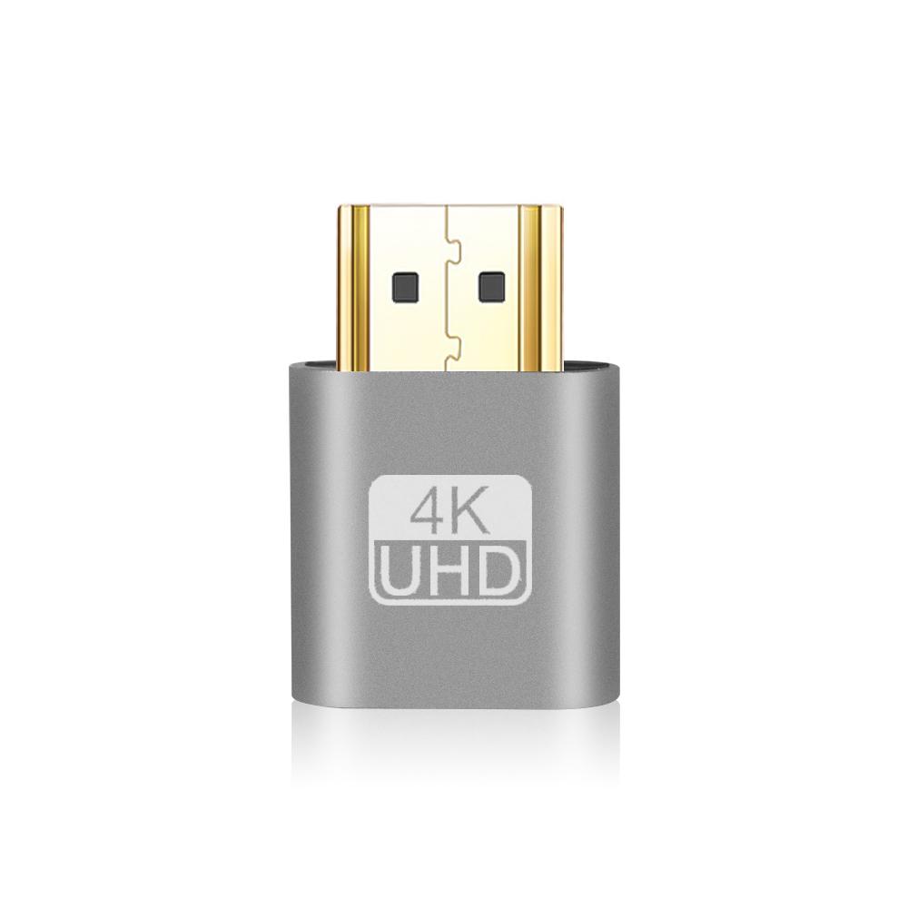 HDMI-совместимый адаптер виртуального дисплея 4K DDC EDID с заглушкой, эмулятор дисплея, чит-адаптер, поддержка 1920x1080P для майнинга Bitcoi