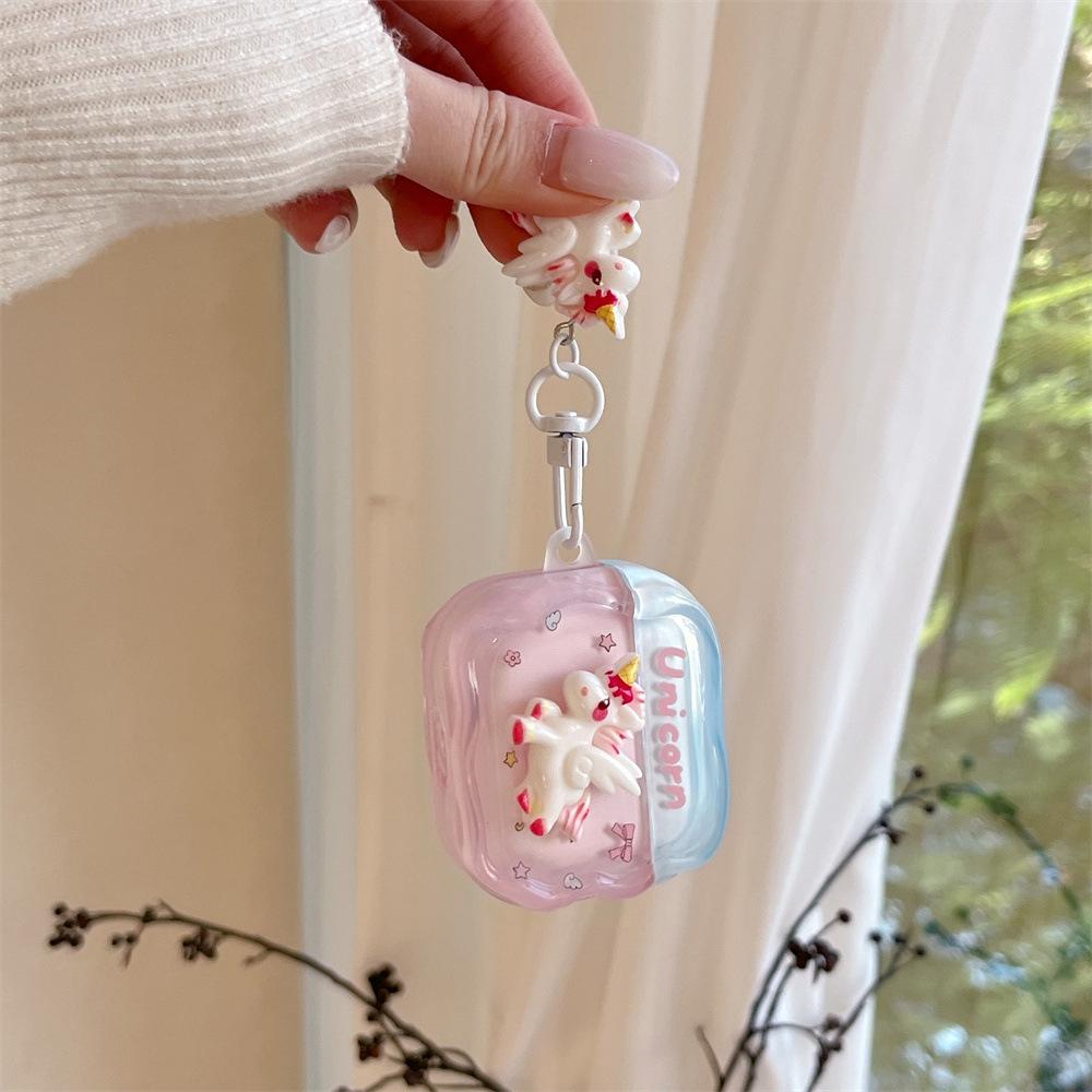 Чехол для наушников Star pony мультяшный для Apple AirPods 1 / 1-го поколения милый брелок чехол в цвет PRO1 PRO1