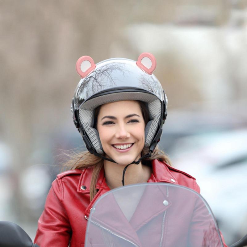 Украшения для шлемов Аксессуары для шлемов Детские лыжные уши Милые мультяшные ушные накладки Шлемы Рога для велосипедных шлемов для детей