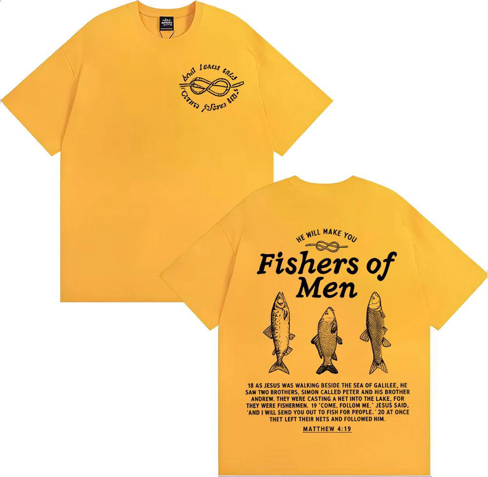 Fathers Day Fishers of Unisex Merch T Shirt Unisex WOMEN Fashion Hot Sale ONeck Tshirt High Quality Oversized T Shirts Streetwear