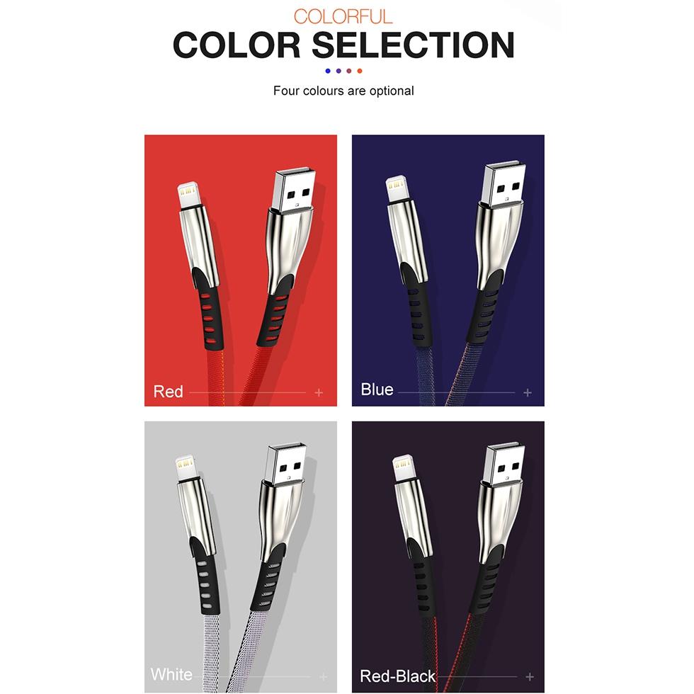 USB Cable Data Charger For iPhone 13 12 6 6S 7 8 Plus 5 5S 11 Pro X XR XS Max For Lightning 2.4A Fast Charge