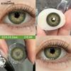 Eyeshare Цветные контактные линзы фиолетового цвета, комфортные цветные контактные линзы зеленого цвета, модные цветные контактные линзы коричневого цвета, мягкие линзы для глаз, 1 пара