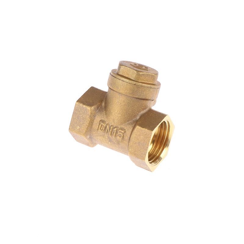 DN15-DN40 Horizontal Brass Check Valve - Female Thread Non-Return Valve for Equipment