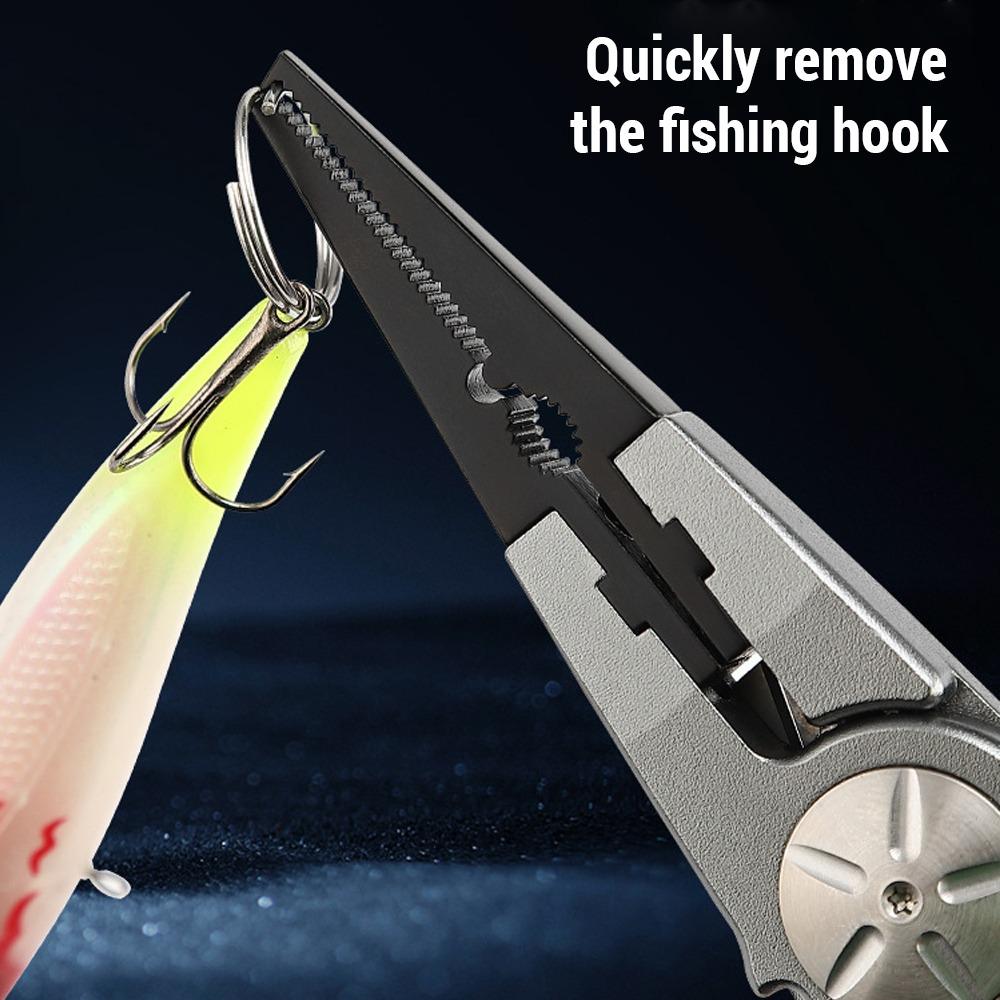 Aluminum Alloy Fishing Line Cutter Pliers 20*6.5cm Hook Remover Pliers Outdoor Fishing