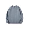 Li Ning Sports Lifestyle Series FW23 Solid Color Logo Running Pullover Fleece Sweatshirt Men Sweatshirt Gray AWDTD83-5