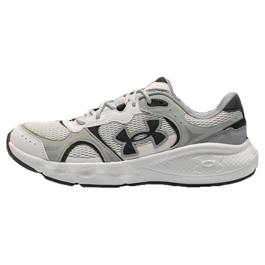Under Armour Charged Vantage Lux 2 Versatile Comfortable Mid-Top Running Shoes Women Sneaker Beige Black 3028449-300