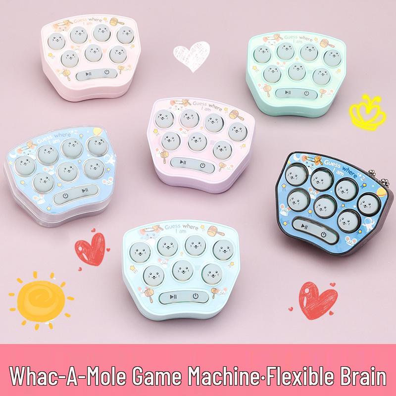 Мини брелок-пазл «Ударь крота»: Креативный подарок для снятия стресса