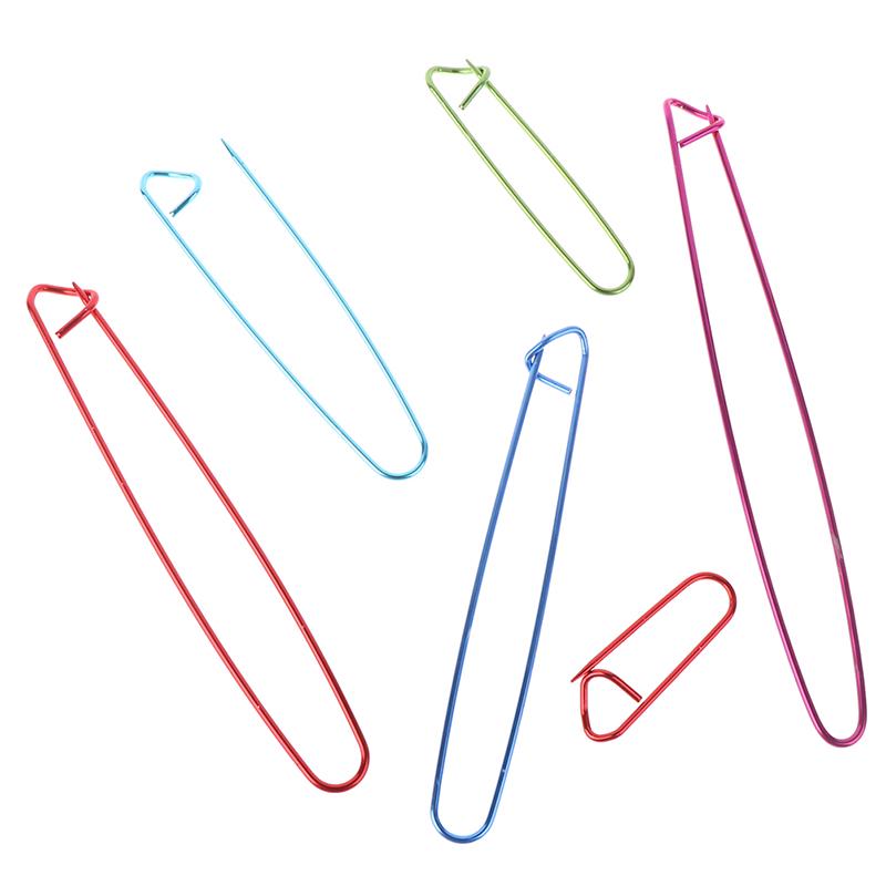 6 шт. маркер держатель для стежков зажим для игл английские булавки вязание крючком ткацкий инструмент