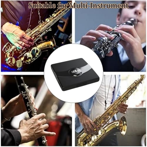 Clarinet Reed Case, Reed Storage Case for Clarinet Reeds, Alto, Tenor, Soprano, and Saxophone Reeds, with Reed Guard, Multi-Instrument, Holds 8 Reeds