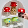 Sealed Jar Mushroom Shape Large Capacity Interior Versatile Organizer Coin Holder Jar Coffee Beans Tea Storage Jar