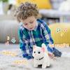 Новая плюшевая игрушка-кошка на ходу, электрическая интерактивная мягкая игрушка-кошка, мяукающая, виляющая хвостом, кивающая головой, кошка, питомец, игрушка для детей, подарок