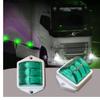 8 Pcs Green LED Side Marker Clearance Lights 12V 2×2 Inch for Trailer RV Truck – Universal