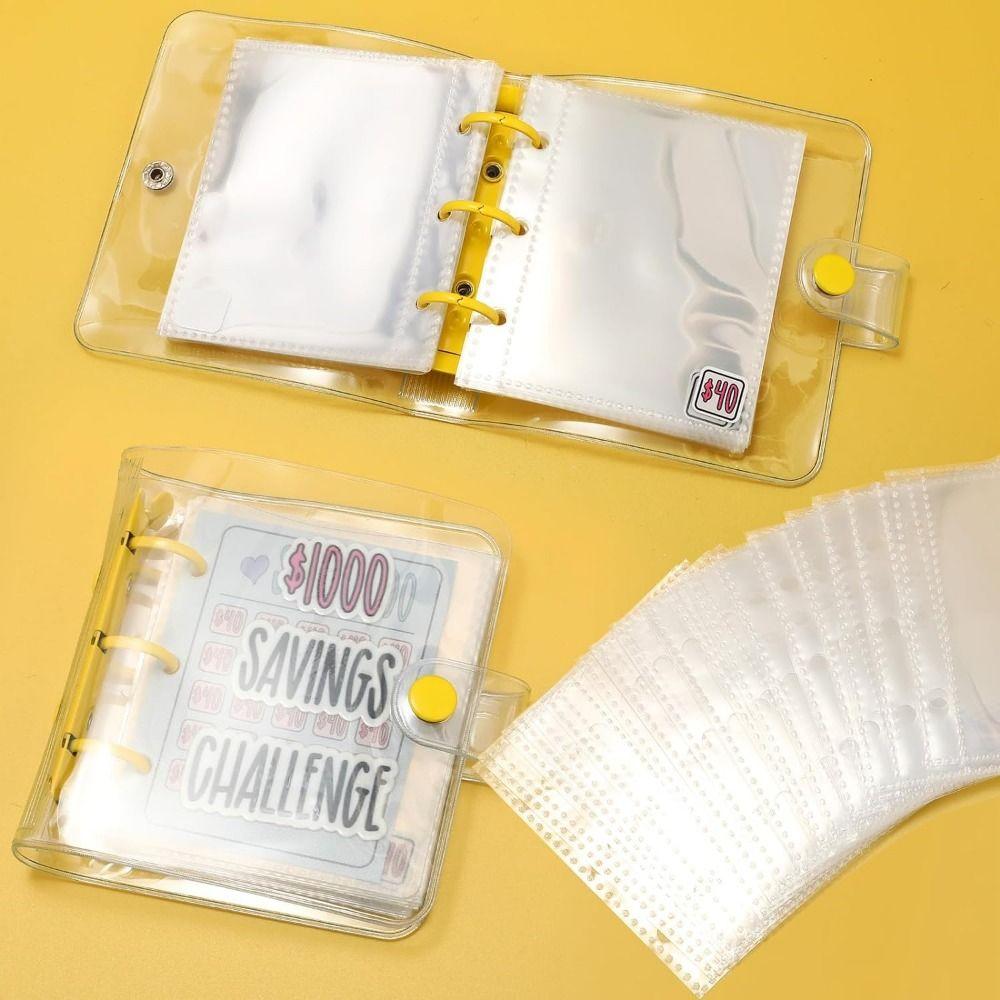 PVC Savings Challenges Book $150/300/500/1000 Envelope Savings Challenge for Budgeting Planner