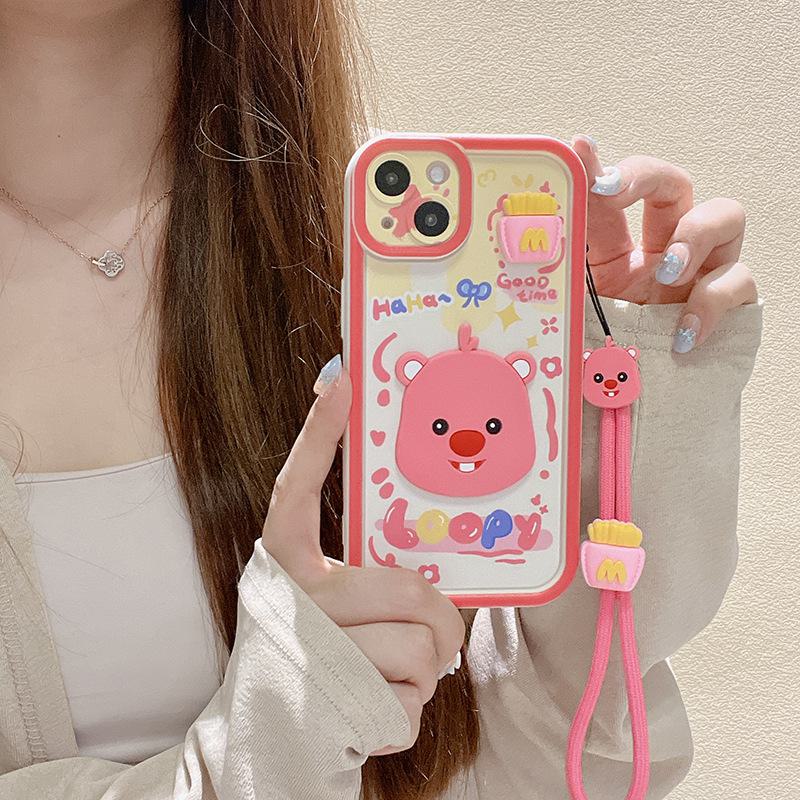 Чехол для телефона с милыми мультяшными куклами для Infinix Smart7, Hot30i и HOT40