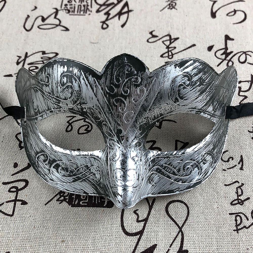 Half Face Halloween Mask Cartoon Props Cosplay Mask Carnival Masquerade Mask  Men