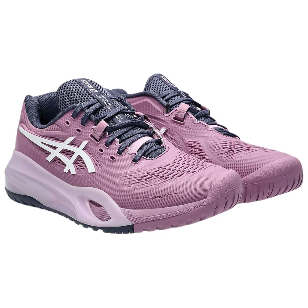 Asics Теннисные кроссовки GEL RESOLUTION 10 с низким верхом Женские фиолетовые кроссовки 1042A278-500