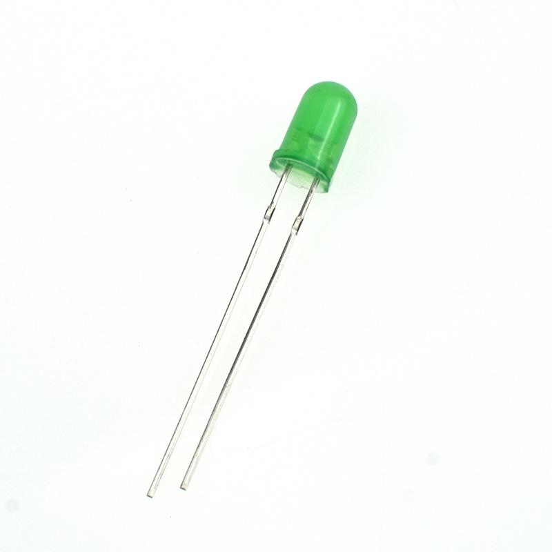 3mm & 5mm Multicolor LED Diode Pack: Red, Green, Yellow, Blue, White - Straight Plug Lamp Beads Components.