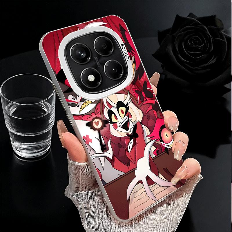 Мягкий чехол для телефона Hazbin Hotel Anime для Xiaomi Redmi Note 13 14 15 Pro Plus 12S 12 11S 11 11T 10S 10 Ударопрочная задняя крышка