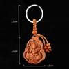Бог-хранитель Персиковое дерево Брелок Религия Деревянный брелок Брелок для автомобиля