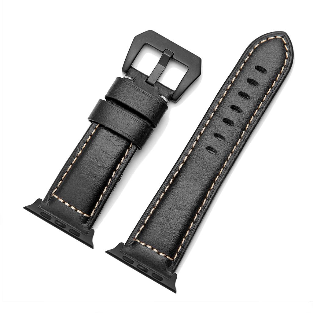 Vintage Watchbands 44mm 40mm 42mm 44mm Handmade Watch Strap Coffee Blue Red Green Replacement Watchwrist Belt Bracelet Accessory