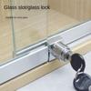 New Zinc Alloy Glass Door Lock Hardware Furniture Display Case Lock Security No punching Combination Lock Glass Cabinet