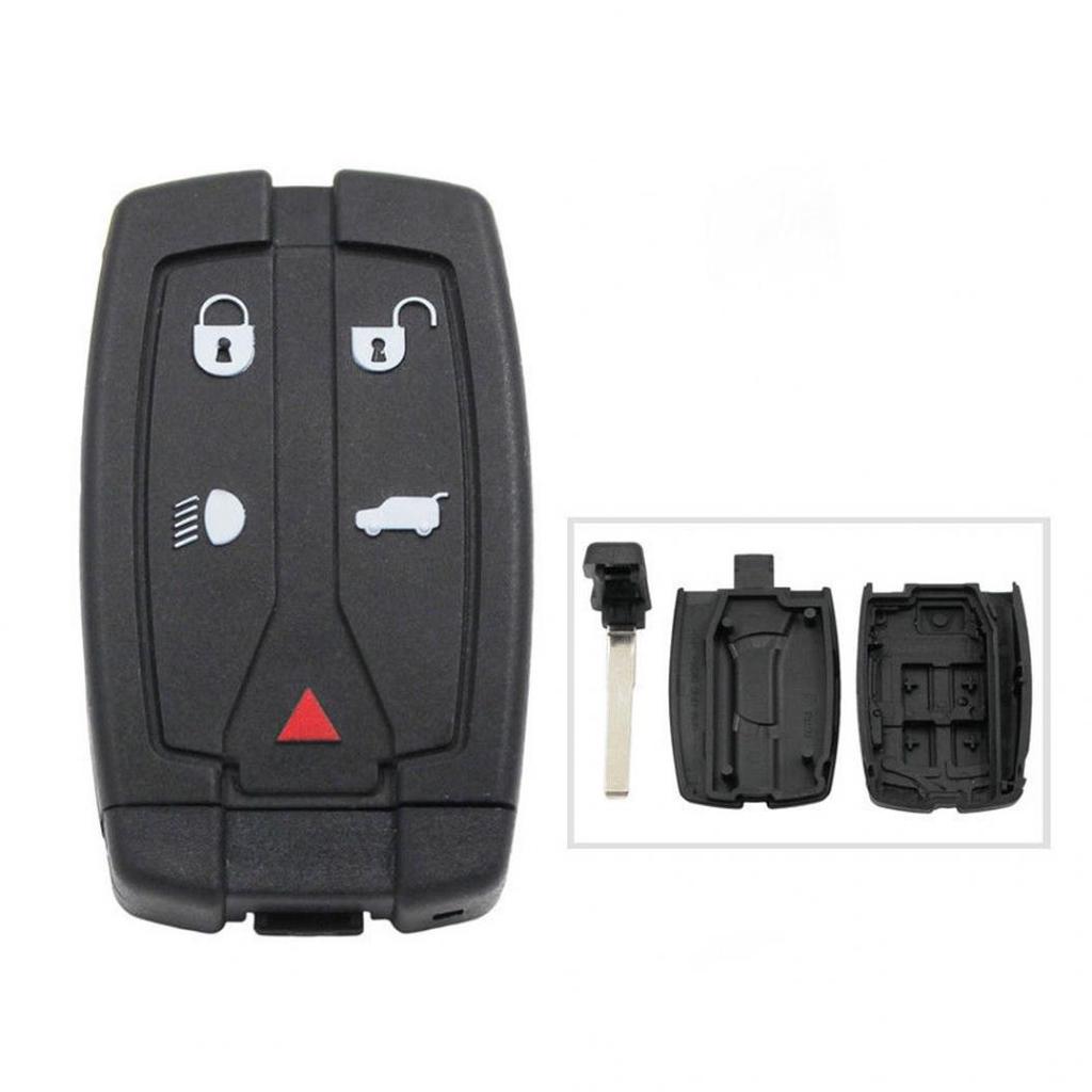 Replacement 5 Buttons Remote Key Fob Case Shell for Land Rover Freelander 2
