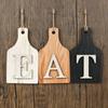 Hanging Eat Sign for Kitchen Wall Decor - Kitchen Wall Art Decor Farmhouse Decorations for Wall, Rustic Eat Signs for Dining Room, Multicolor