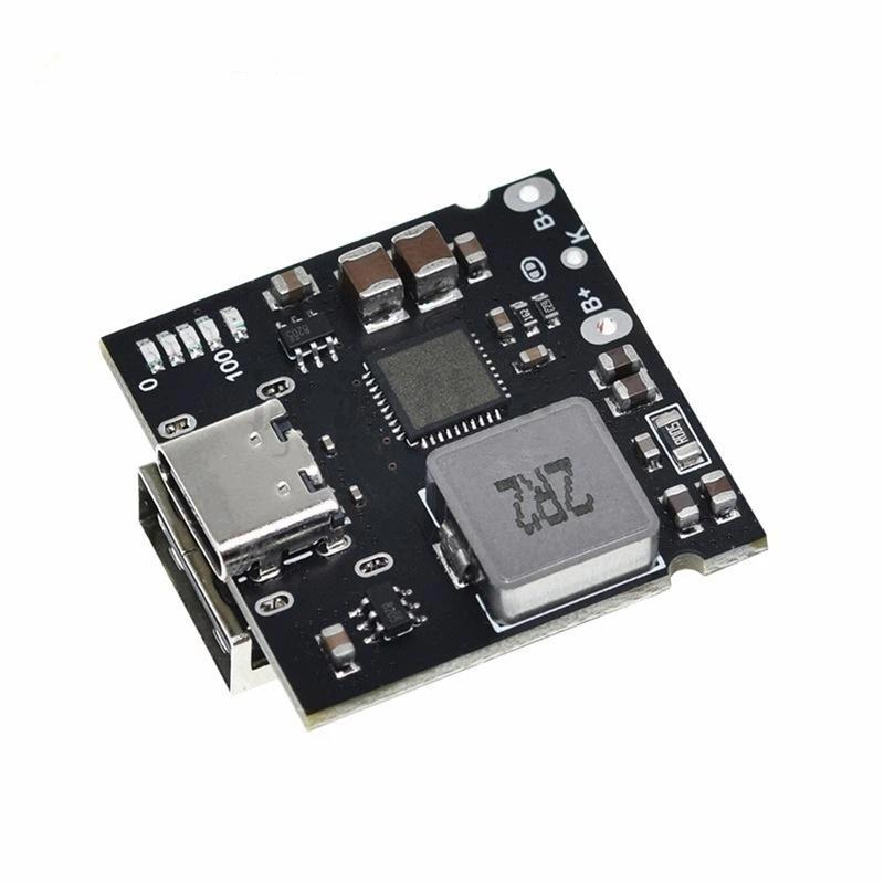 1 шт. Type-C USB DC 5 В на 3,7 В 4,2 В Литиевая батарея 4A PD 18 В Модуль быстрой зарядки 1S BMS 18650 Li-Ion Плата зарядки-разрядки