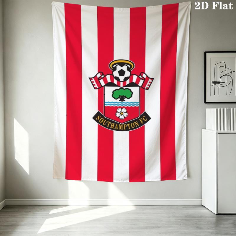 Southampton FC Wall Tapestry Aesthetic Wall Hanging Printed Fabric Blanket Decorative Tapestries for Bedroom Living Room Home Decor