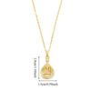 Stainless Steel Chain Islamic Necklace Drop Shape Pendant Quran Necklace  Devotional