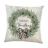 Christmas Pillow Case, Decorative Washable Decor Cushion Cover