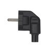 EU to IEC320 C5 Power Adapter,EU Male to IEC320 C5 Female AC Plug,EU(4.8mm) 2 Pin to PDU/UPS Conversion Plug,10A 250V