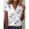 Summer Women's T-Shirts Casual Loose Short Sleeves T-Shirts Women Fashion Elegant Tops