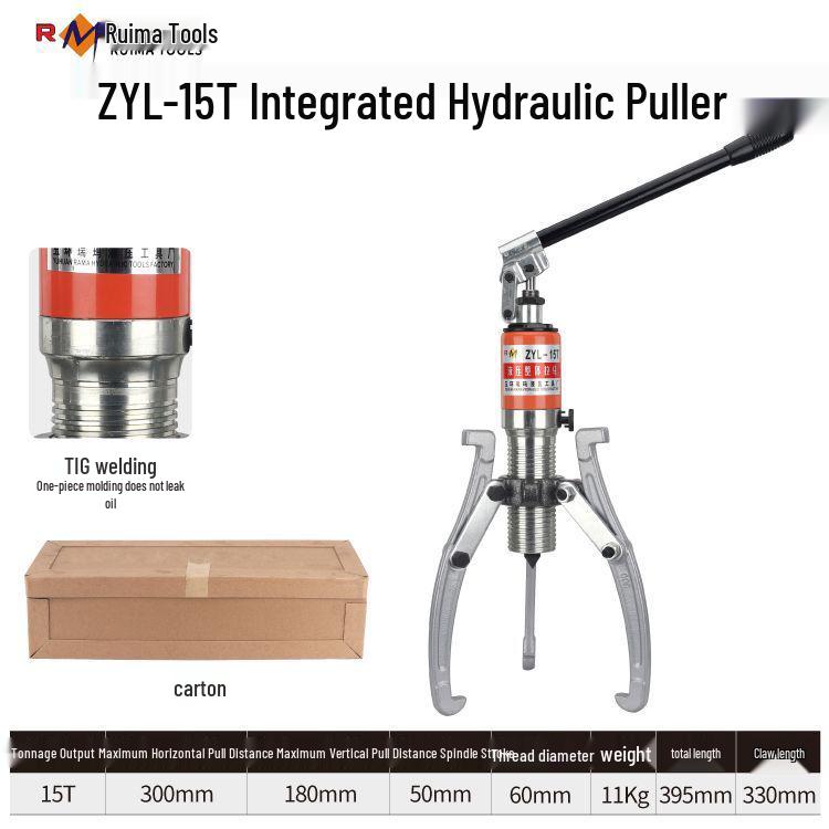 Ruima Premium Hydraulic Two/Three-Jaw Wheel & Bearing Puller Tool