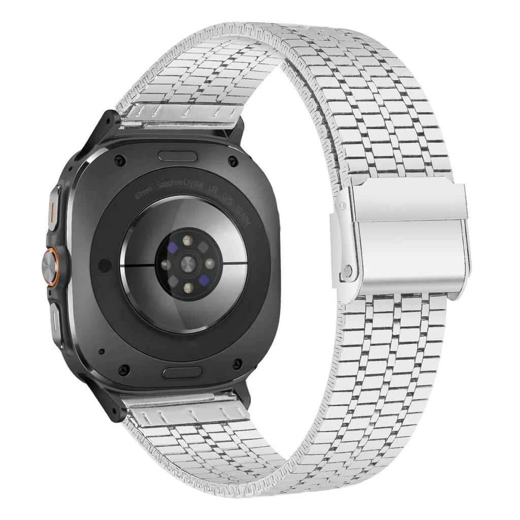 For Samsung Galaxy Watch Ultra Band 47mm Business Stainless Steel Strap Galaxy Watch Ultra 47mm Correa Bracelet Men Woman Strap